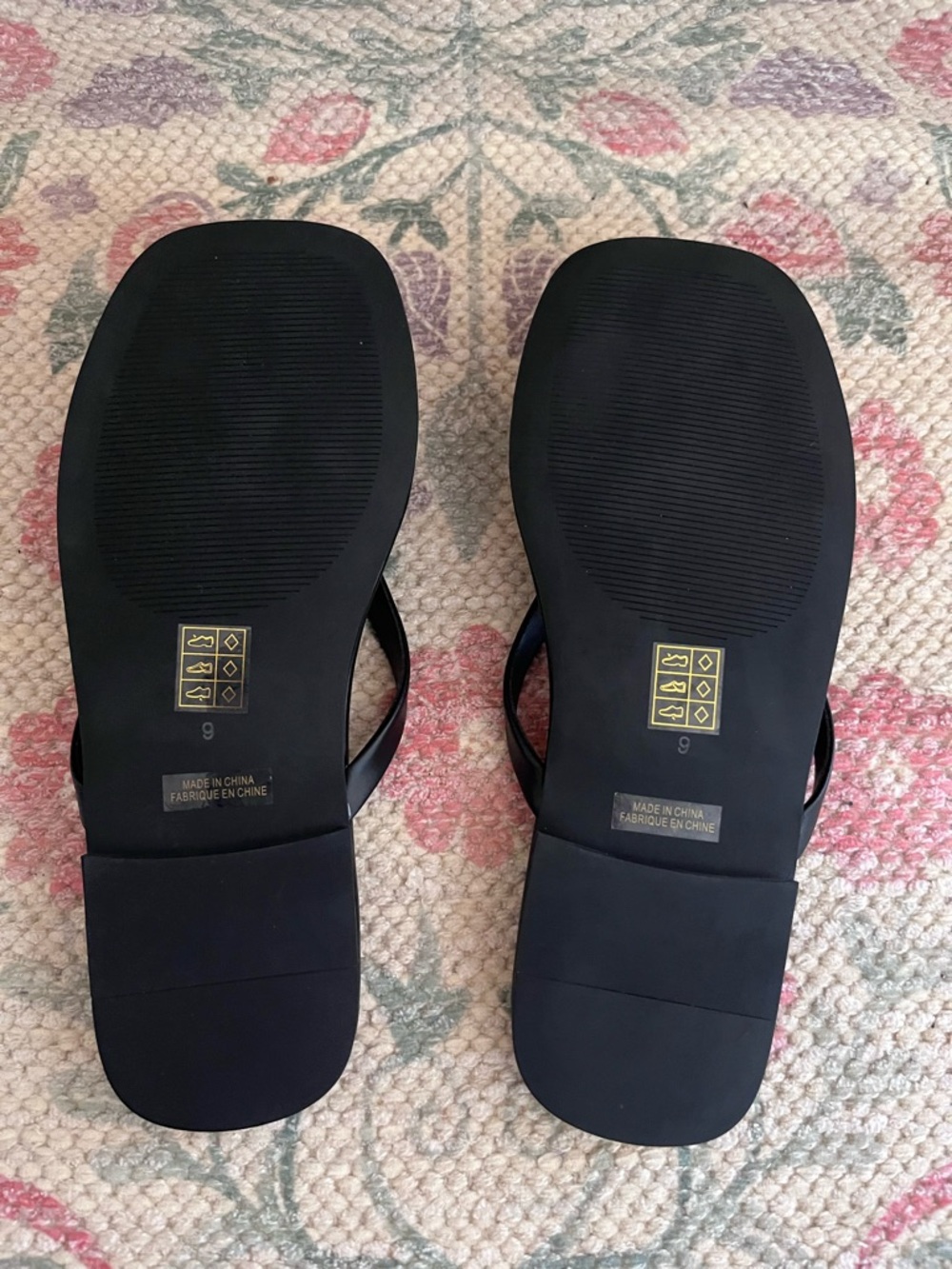 NWT Jeffrey Campbell Black Kierra Thong Sandals - Picture 7 of 11